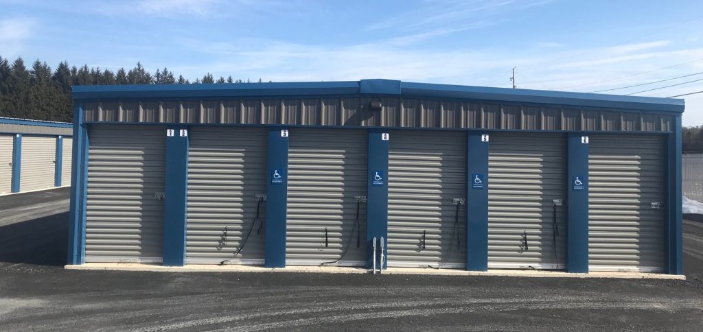 drive-up storage units at Load-and-Lock Storage in Albrightsville, PA 