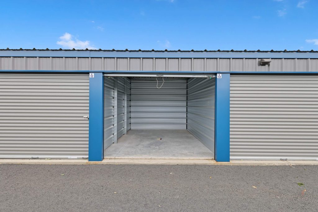 inside a drive-up storage unit at Load and Lock Self Storage in Albrightsville, PA