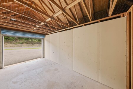 inside a drive-up storage unit at Load and Lock Self Storage in Lehighton, PA