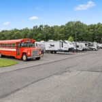 vehicle parking at Load and Lock Self Storage in Albrightsville, PA
