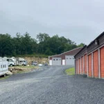 Drive up storage units and vehicle storage